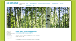 Desktop Screenshot of nordnatur.net