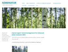 Tablet Screenshot of nordnatur.net